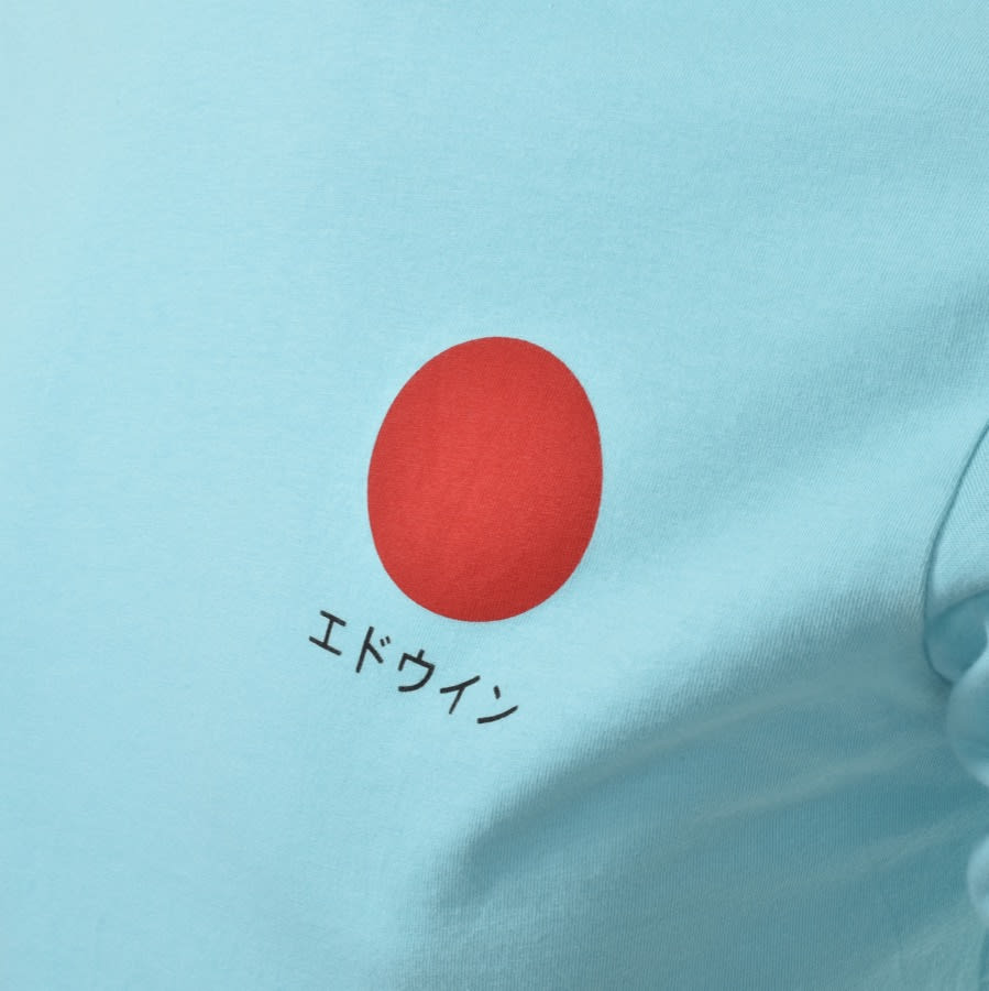 Alternative Image for ProductEdwin Crew Neck Japanese Sun T Shirt Blue3